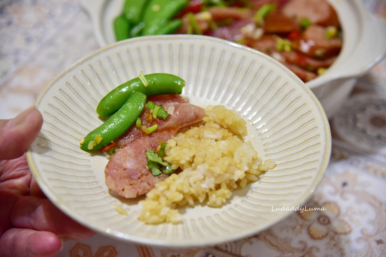 【食譜】臘味飯│電鍋就能完成的簡易臘腸煲仔飯