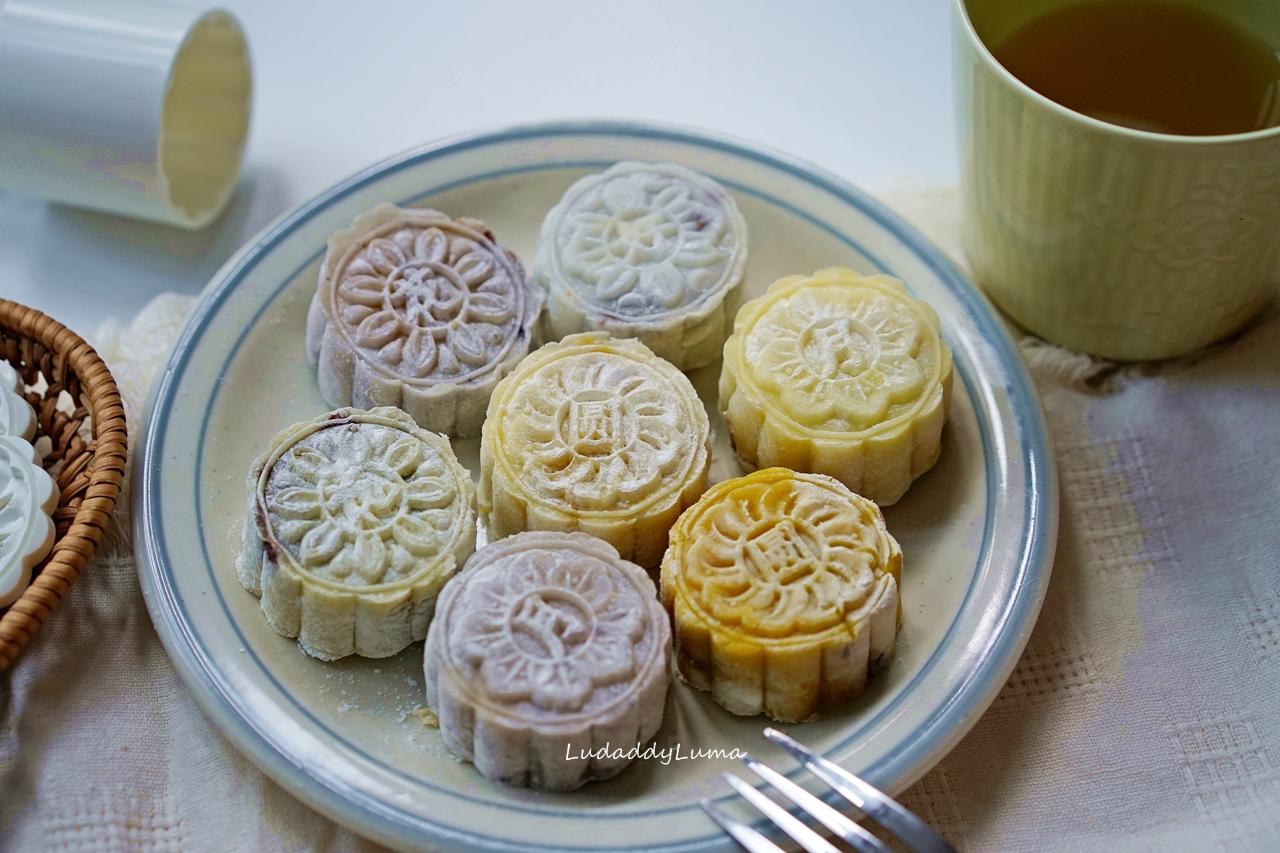 【冰皮月餅食譜】超簡易作法，軟糯外皮不用烘烤的月餅