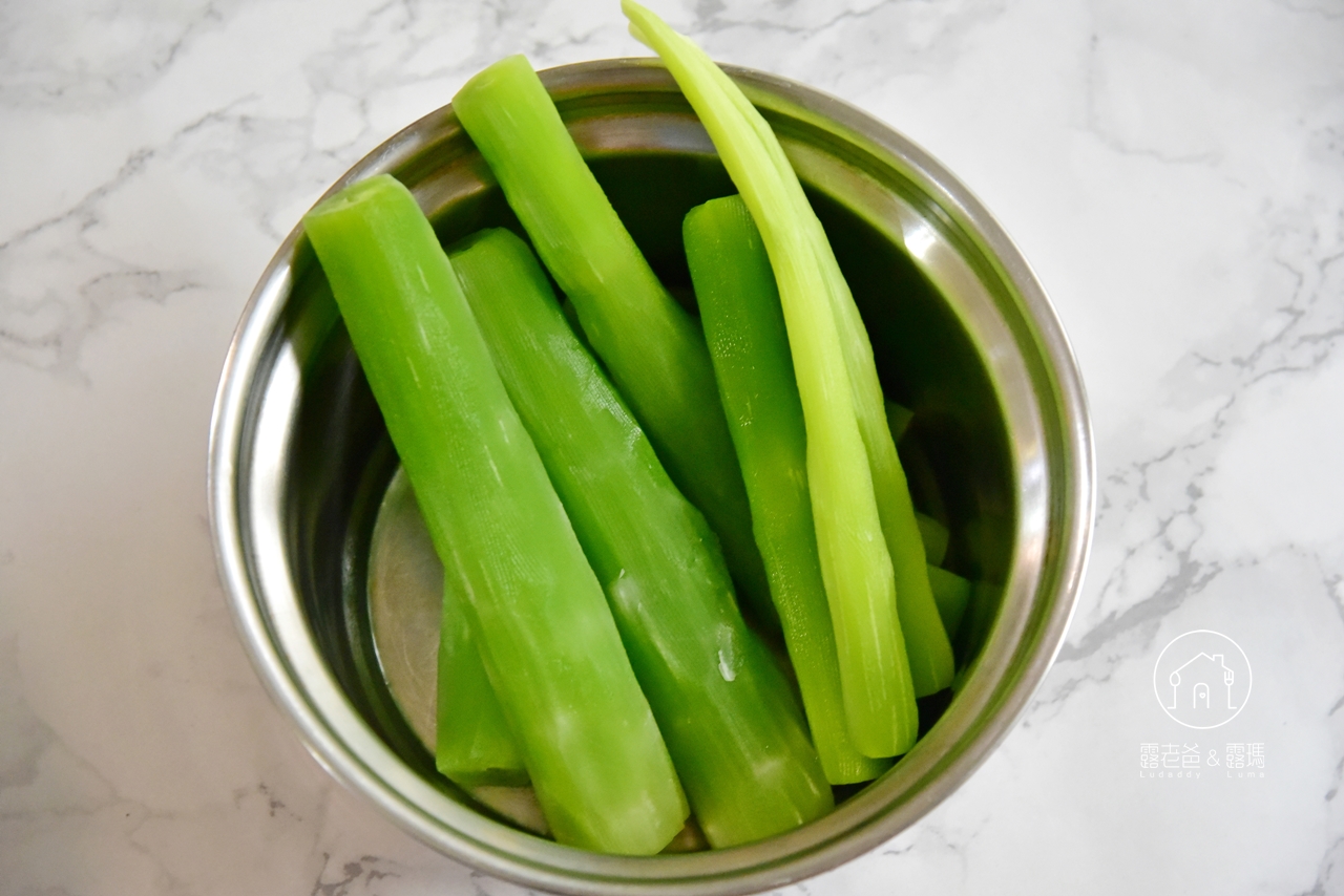 【食譜】自己做菜心原來超簡單‧用萵筍做出愛之味菜心的美味·A菜心食譜做法