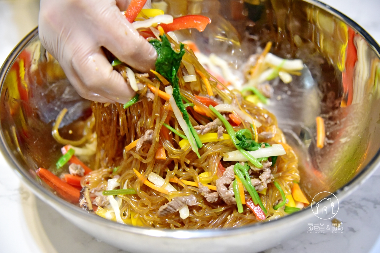 【食譜】韓式涼拌雜菜冬粉│能當菜品也能當主食的Q滑涼拌冬粉