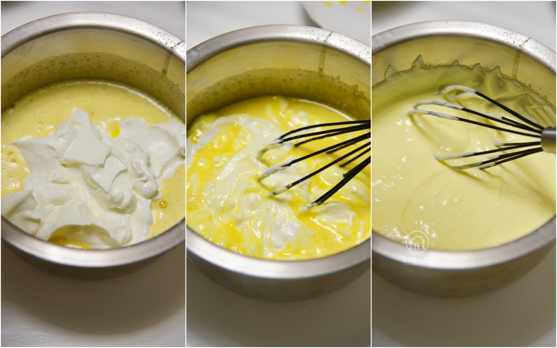 做法最簡單零失敗巴斯克優格蛋糕｜輕盈滑順版，不用乳酪也好吃！