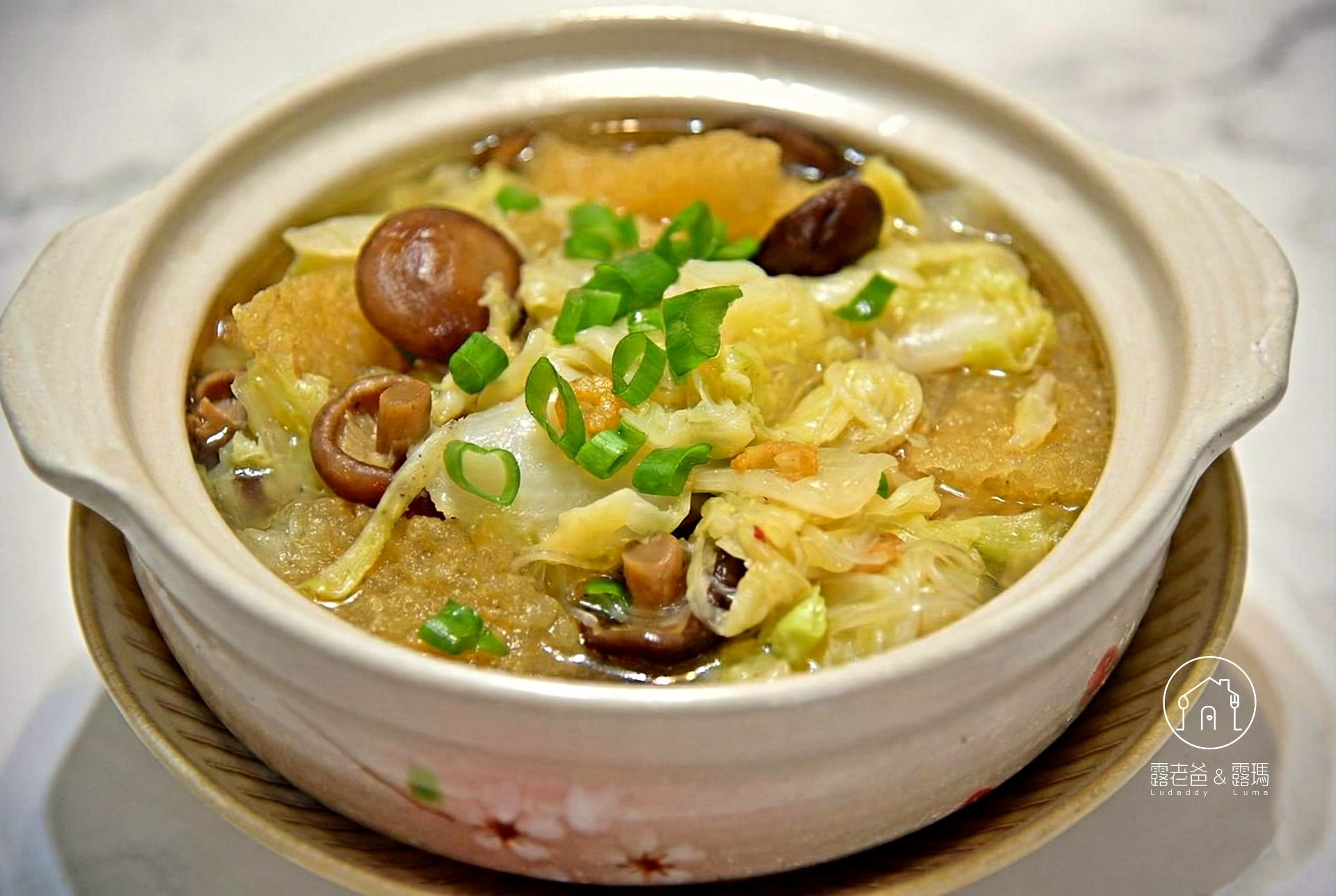 【食譜】滷白菜粉絲煲│燉煮入味的白菜滷，簡易家常大鍋菜 @露老爸&amp;露瑪